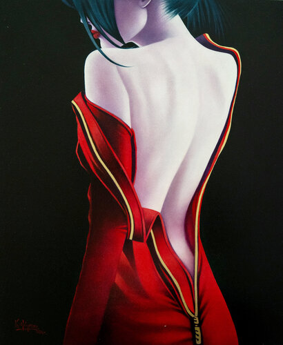 Ruby Tuesday by Katalin Nemethy, Painting for Sale on Select