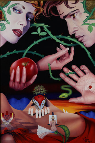 Forefathers by Katalin Nemethy, Painting for Sale on Select