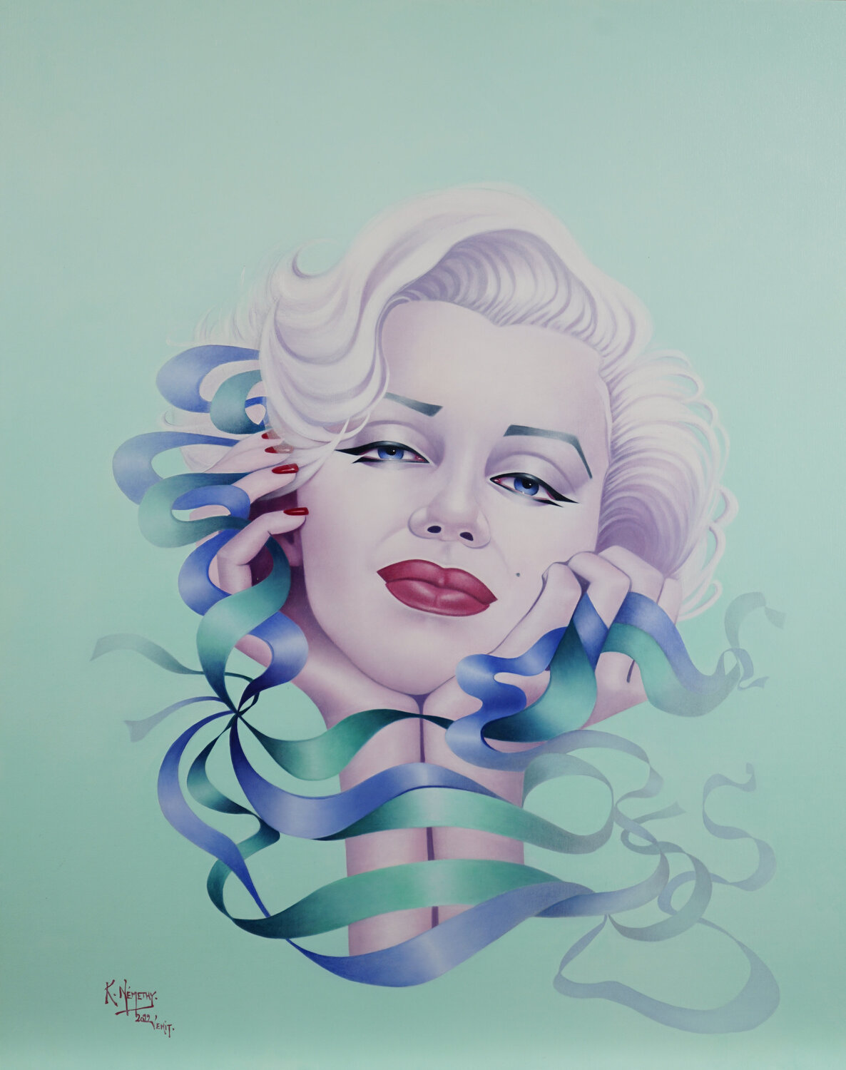 A little piece of Heaven Katalin Nemethy Original painting for sale