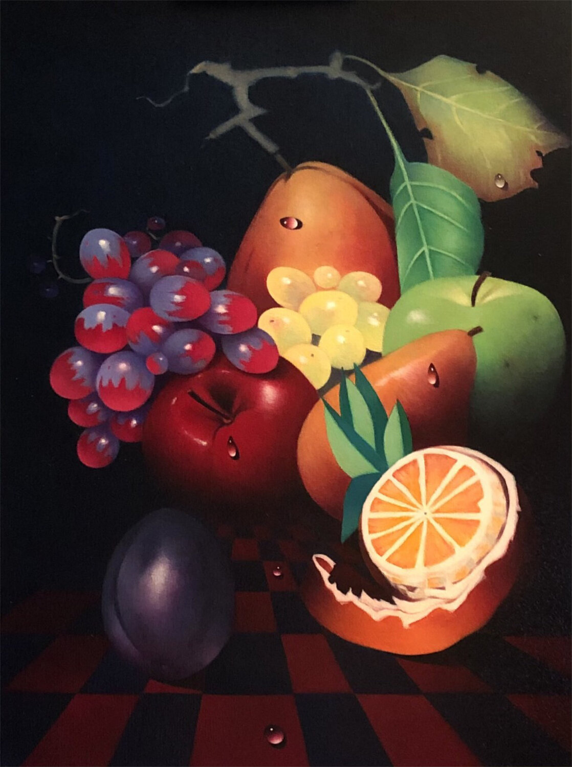 Fruit Symphony Katalin Nemethy Original painting for sale
