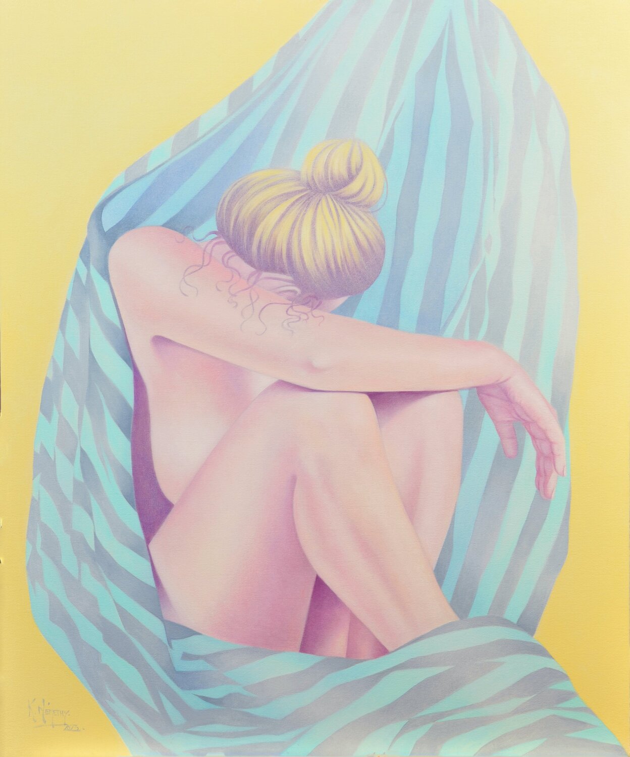 Subsidancee Katalin Nemethy Original painting for sale