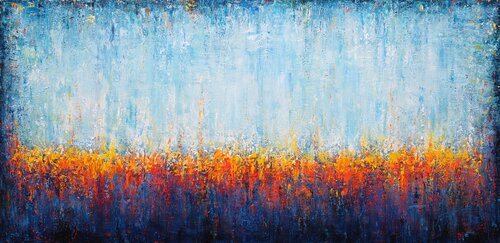 Sunset Horizon Colors by Behshad Arjomandi, Painting for Sale on Select