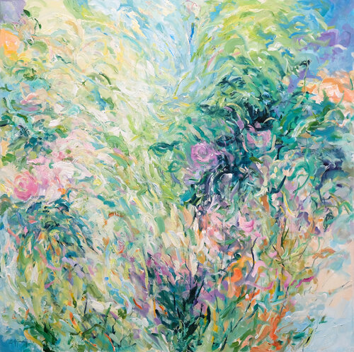 Spring Rising by Behshad Arjomandi, Painting for Sale on Select