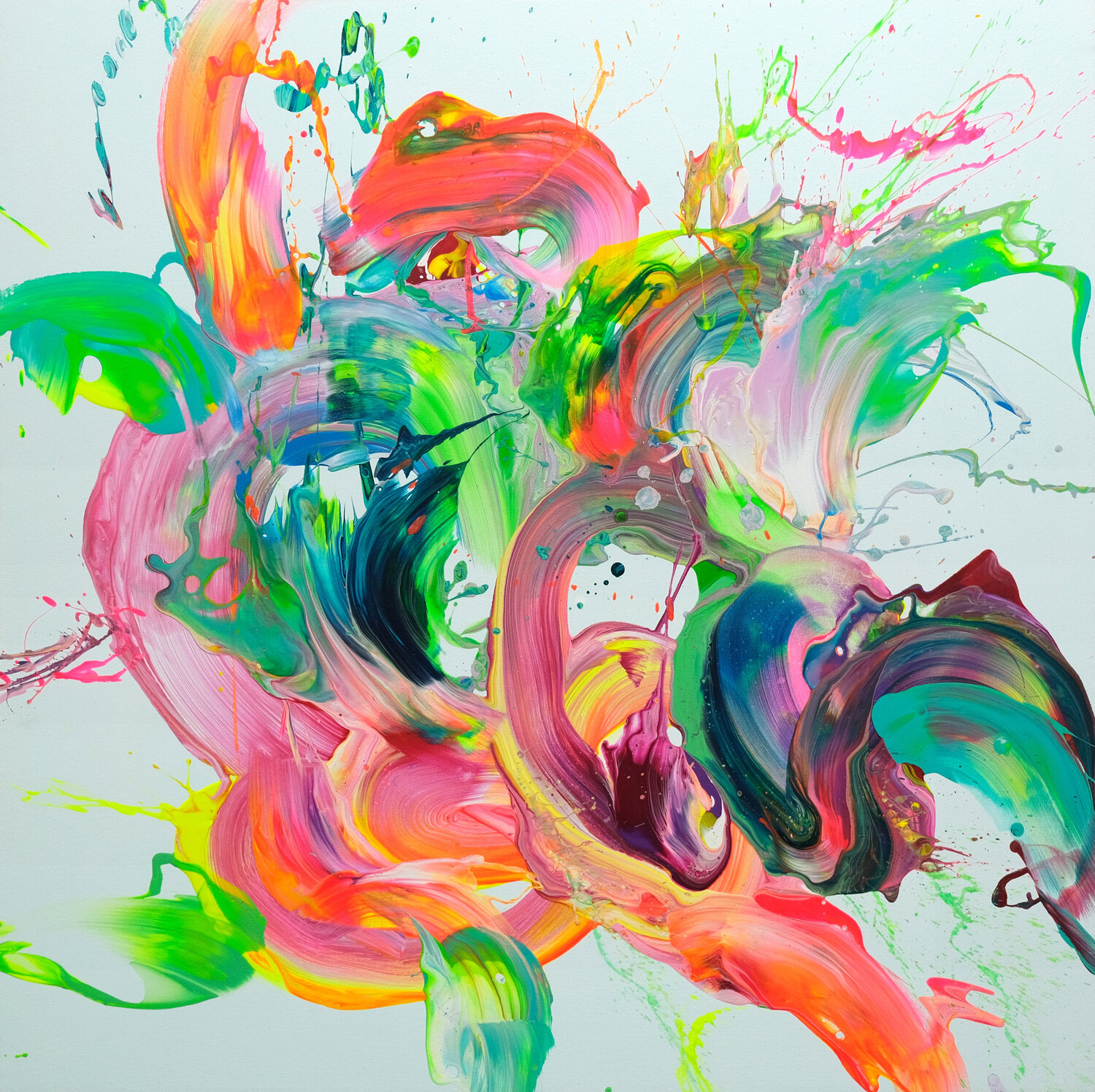 Dancing Behshad Arjomandi Original painting for sale