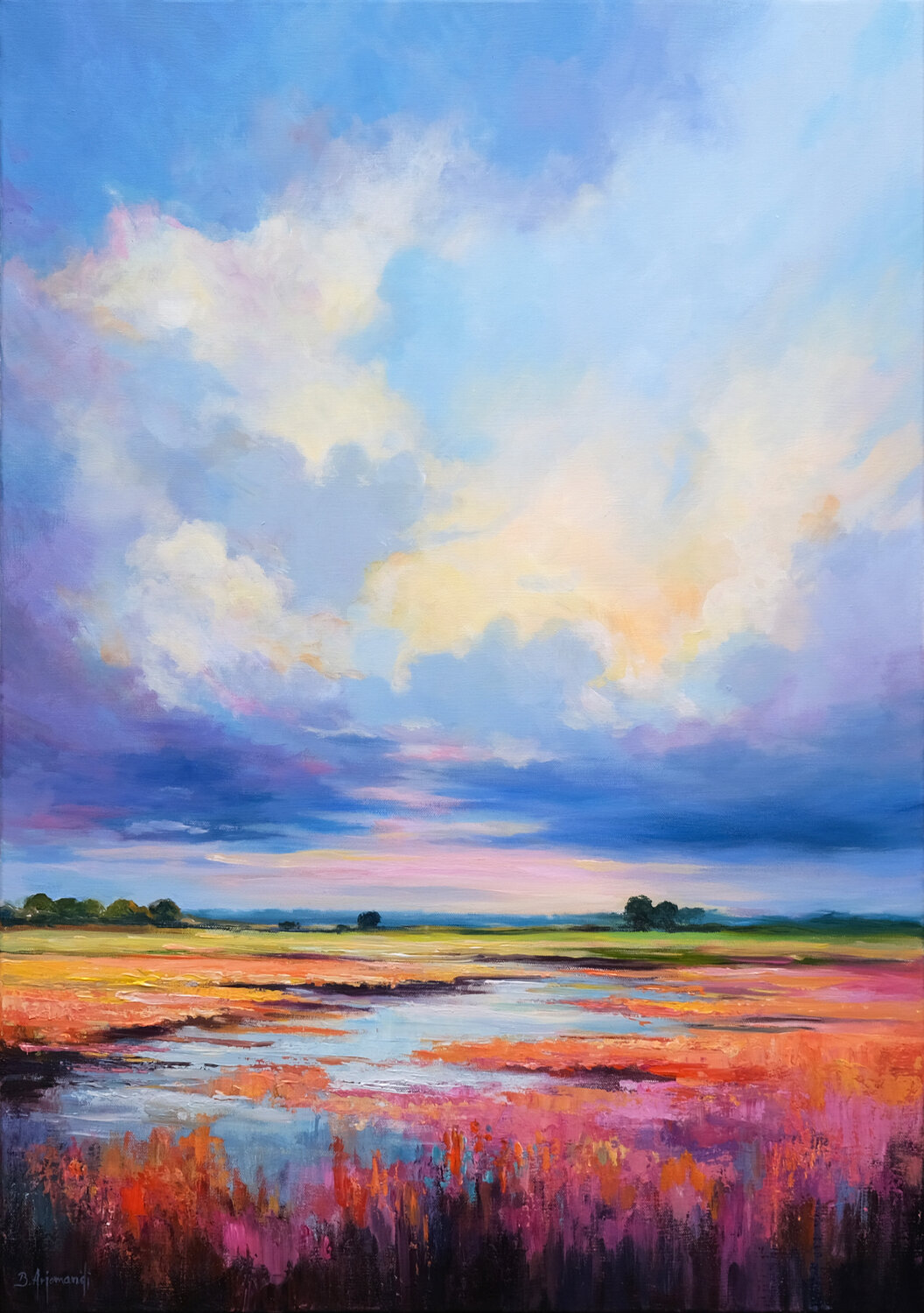 Dreamlight Horizon Behshad Arjomandi Original painting for sale