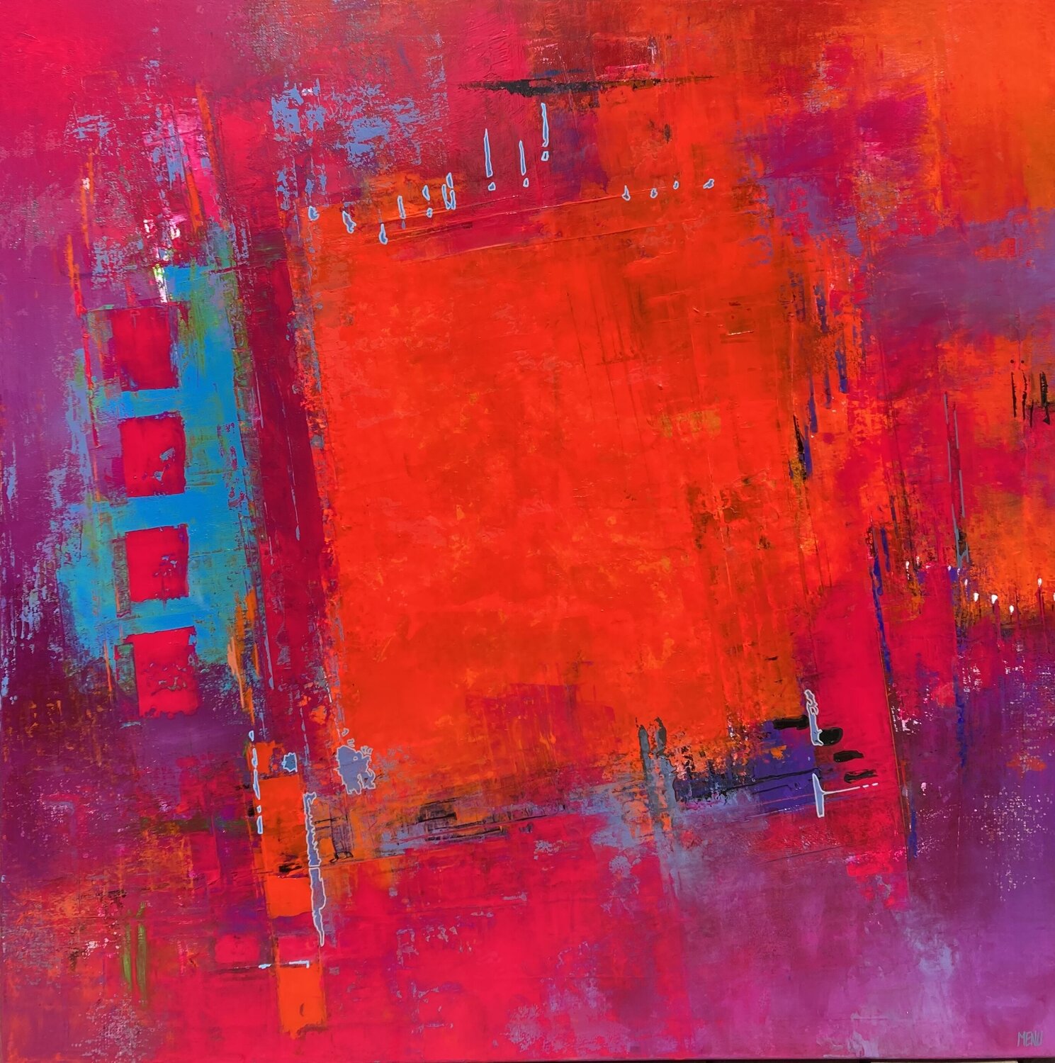 Raw Menu Original painting for sale