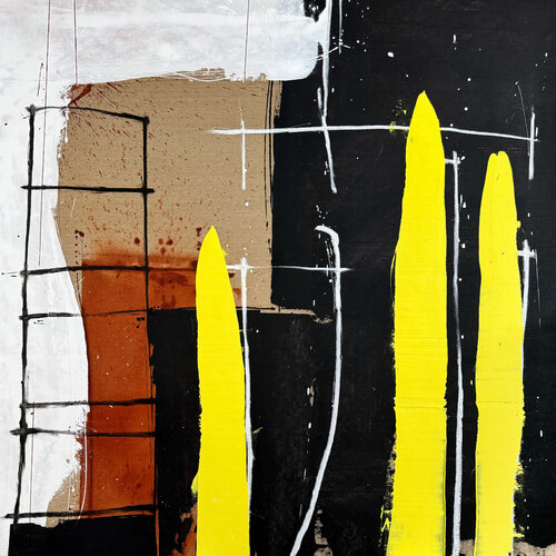 Symphony No. 9 by Mario Henrique, Painting for Sale on Select