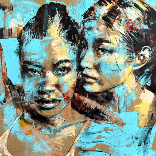 Duplicit Complicit by Mario Henrique, Painting for Sale on Select