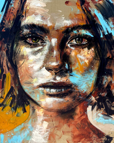Amber by Mario Henrique, Painting for Sale on Select