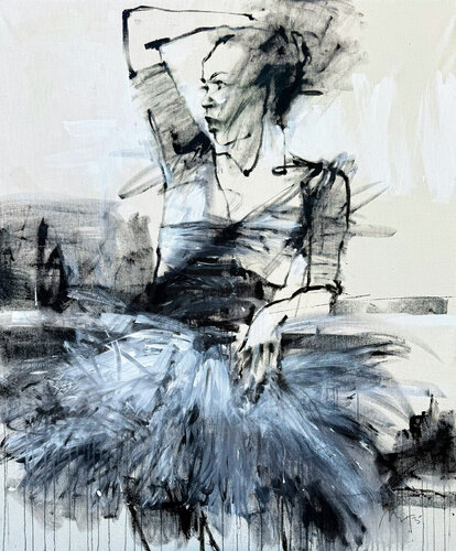 Ballerina No. 3, Series XXVI by Mario Henrique, Painting for Sale on Select