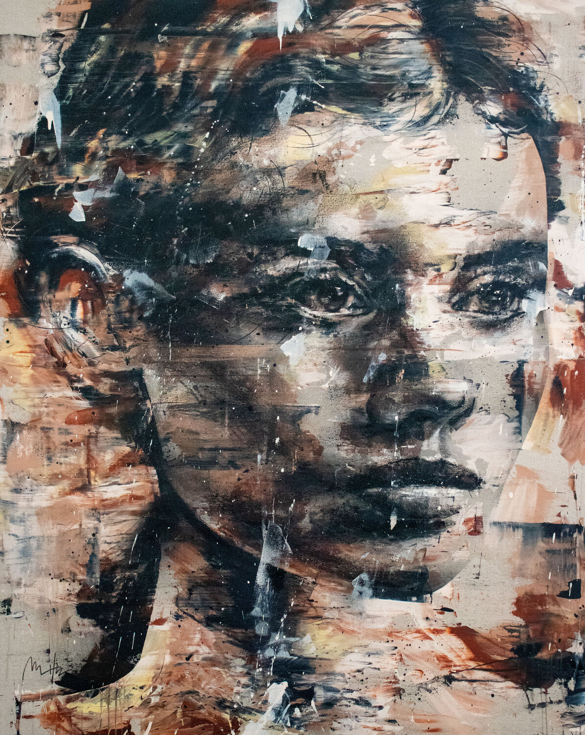 Acta, Non Verba Mario Henrique Original painting for sale