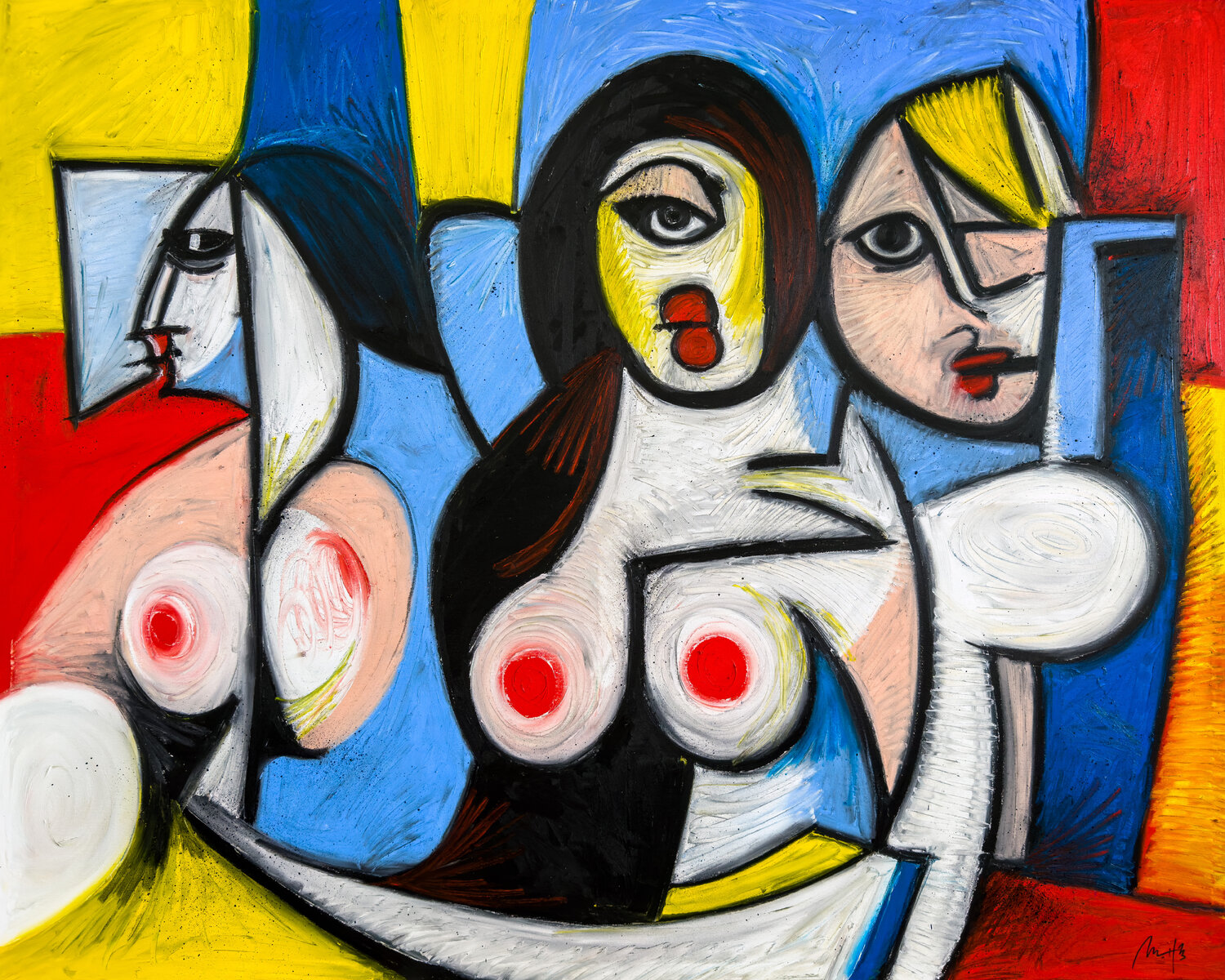 Boudoir Mario Henrique Original painting for sale