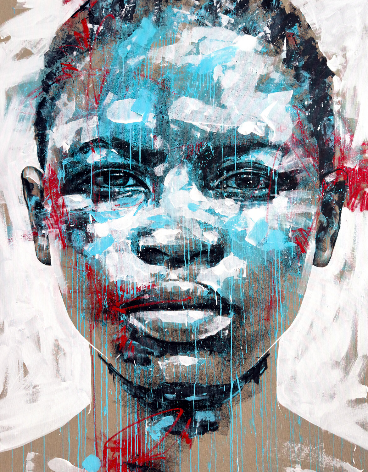 Silentium Fortis Mario Henrique Original painting for sale