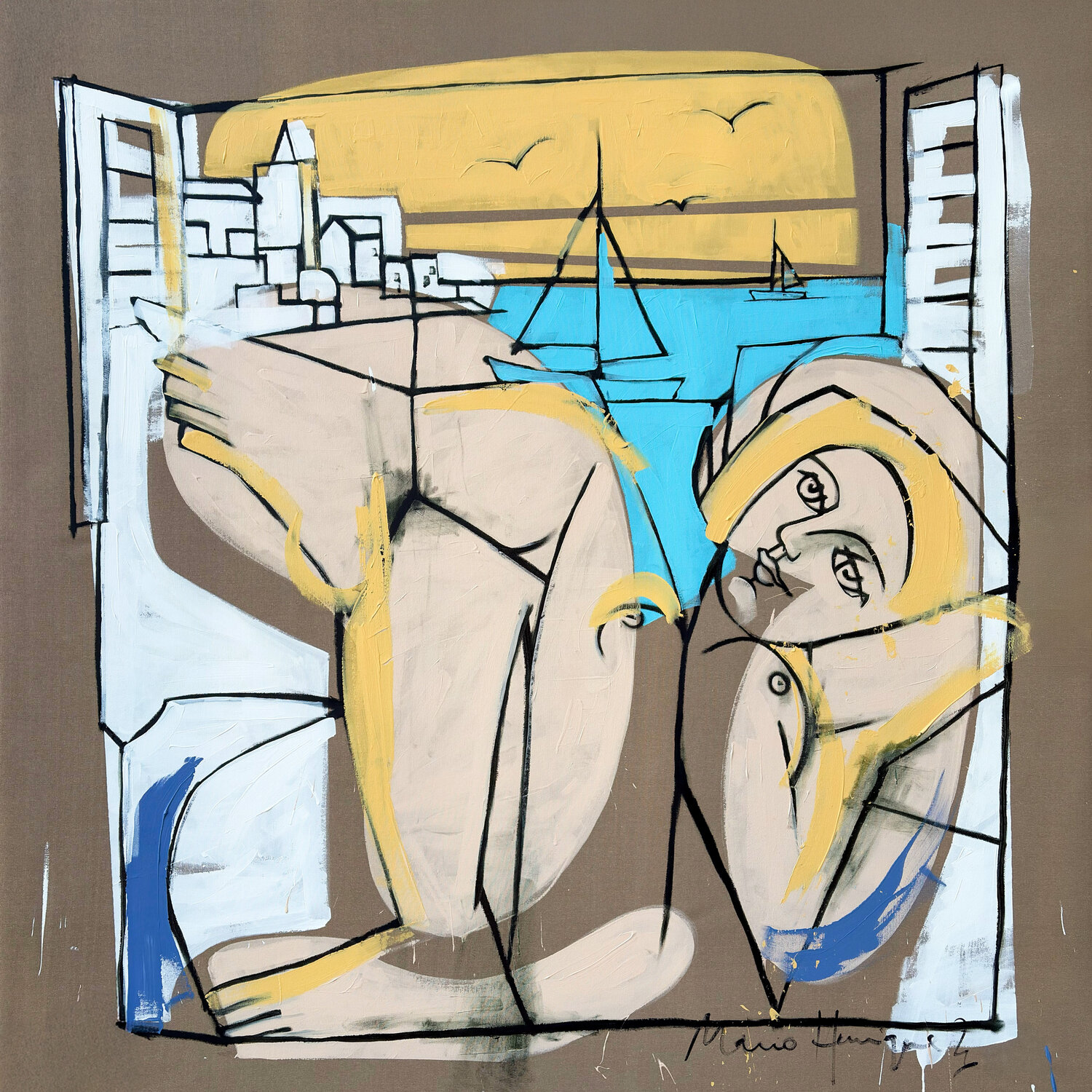 Venus #1, Series II Mario Henrique Original painting for sale