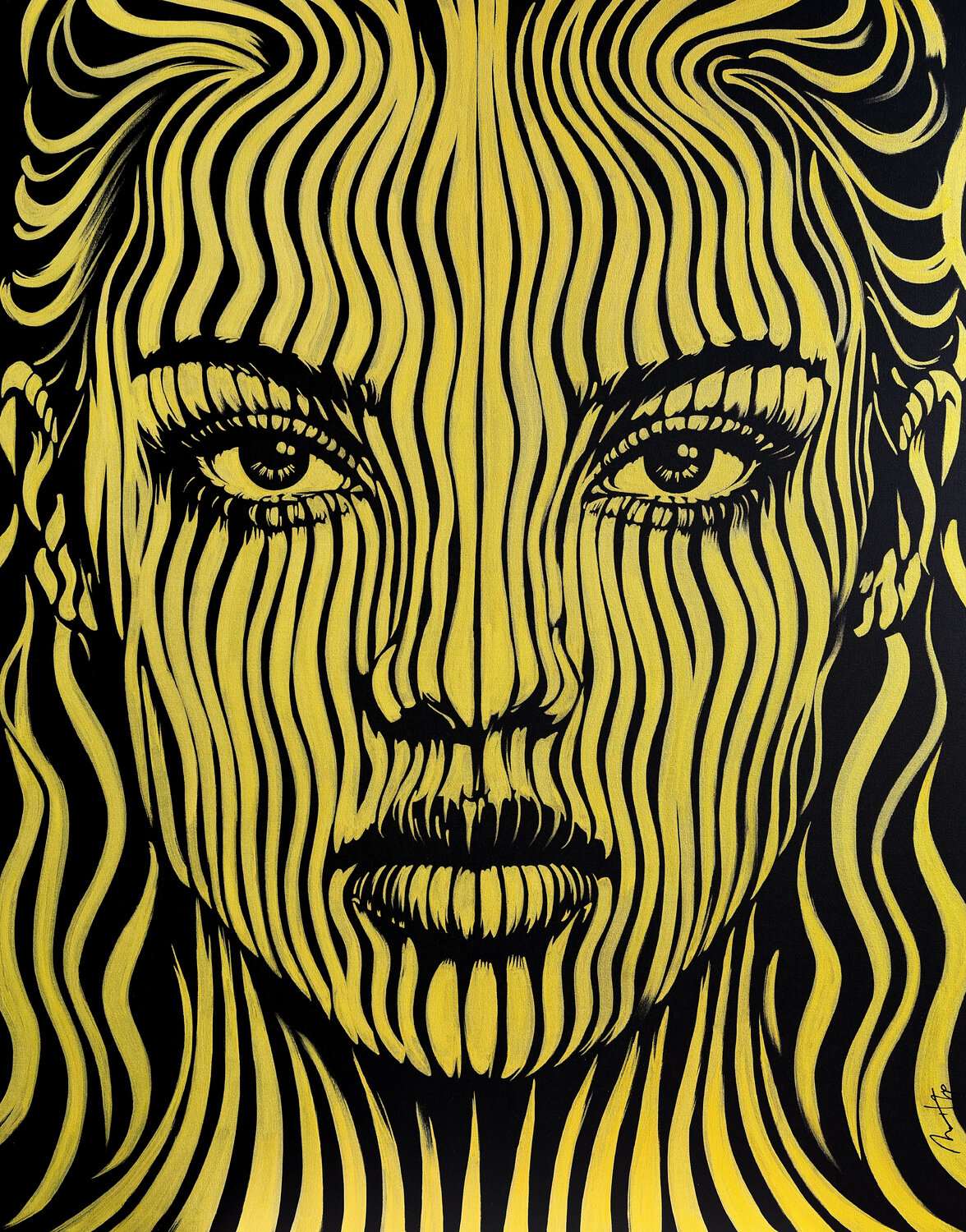 Flux No. 3, Series I Mario Henrique Originalgemälde zu verkaufen