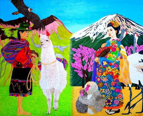 Sanctuaires 4 by Victoria Stagni, Painting for Sale on Select