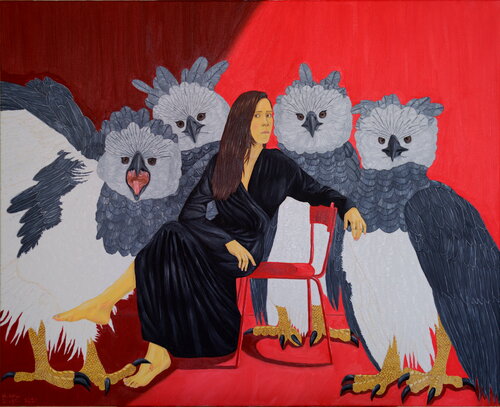 Harpies féroces by Victoria Stagni, Painting for Sale on Select