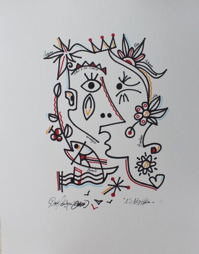 L'ART , L'HISTOIRE by David Onen, Painting for Sale on Select