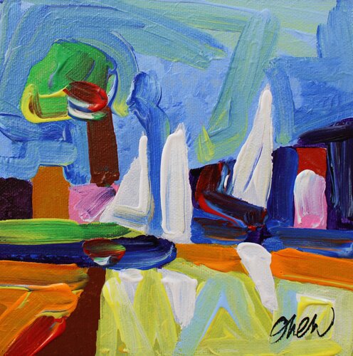 INNOCENCE DU BORD DE MER by David Onen, Painting for Sale on Select