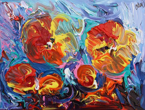 PENSEE SAUVAGE by David Onen, Painting for Sale on Select