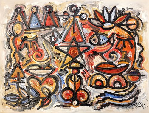 la Fin d'un Temps by David Onen, Painting for Sale on Select