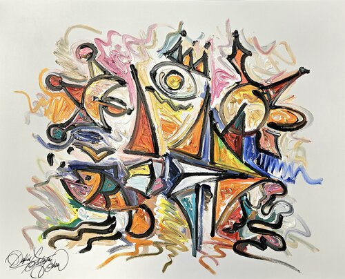 l'Eternité de la Joie by David Onen, Painting for Sale on Select