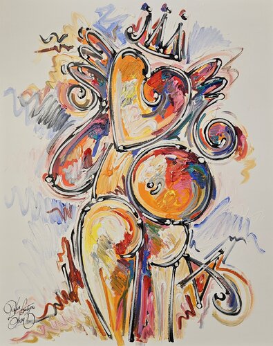 " la Beauté de ton Cœur " by David Onen, Painting for Sale on Select
