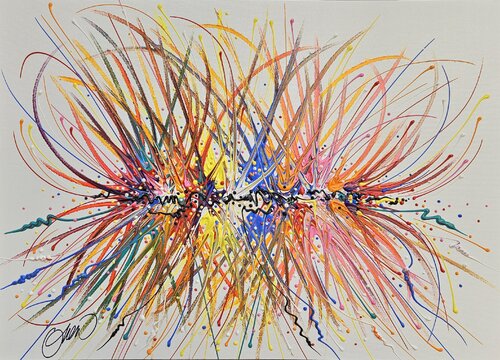 le Miroir des Âmes élevées by David Onen, Painting for Sale on Select