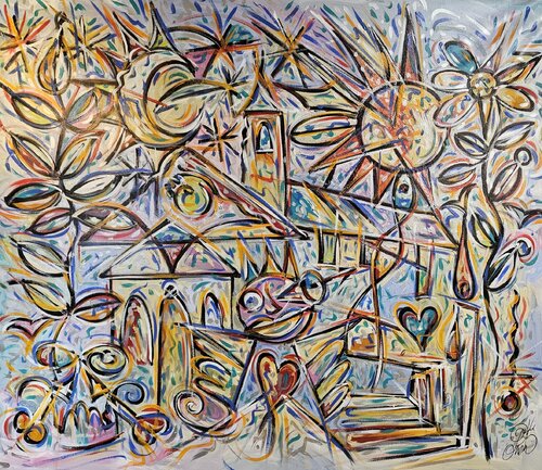 Élévation suprême by David Onen, Painting for Sale on Select