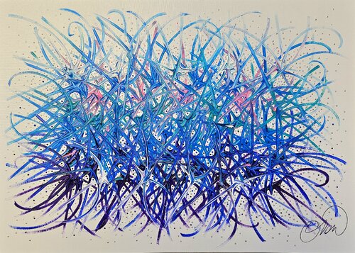 les Vagues de nos Âmes by David Onen, Painting for Sale on Select