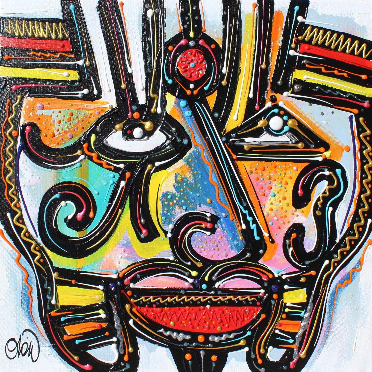 LE KHEPRESH David Onen Original painting for sale