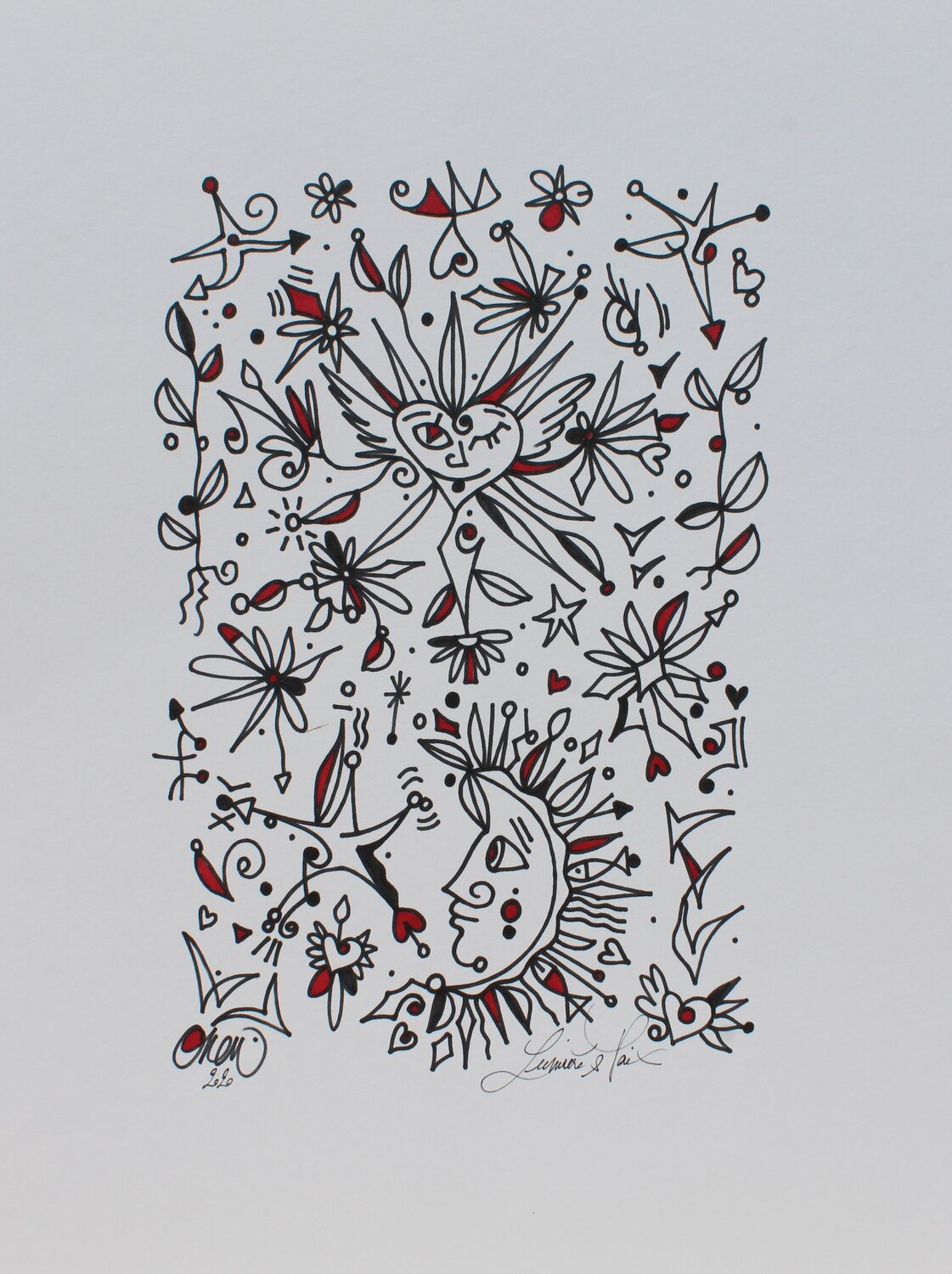 LUMIERE ET PAIX David Onen Original painting for sale