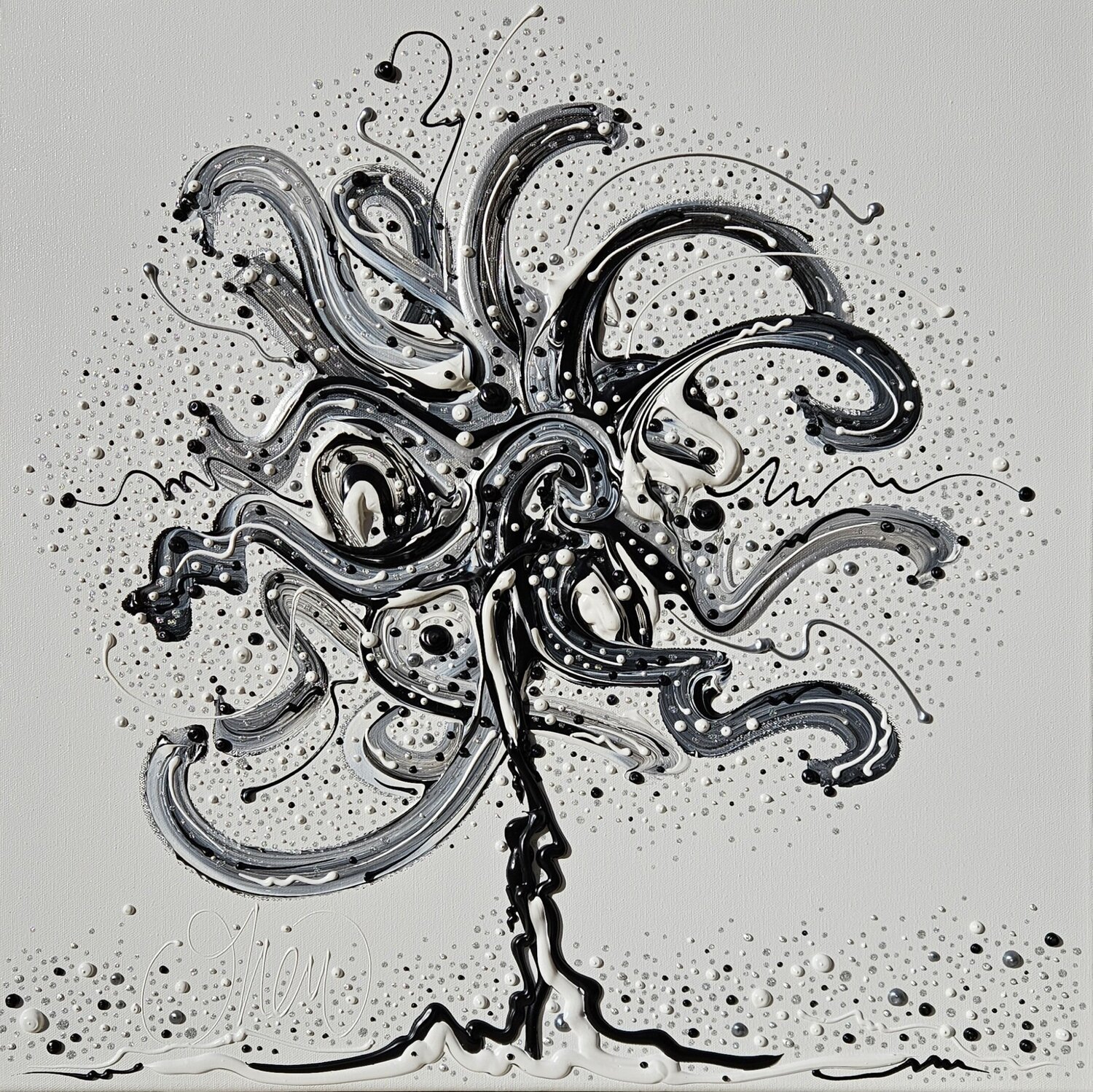 l'Arbre et la Grâce David Onen Original painting for sale