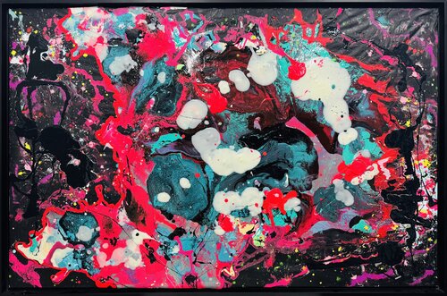 Cosmic Pulse by Antoni Dragan, Painting for Sale on Select
