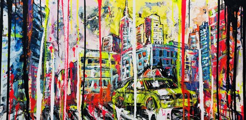New York Pulse by Antoni Dragan, Painting for Sale on Select