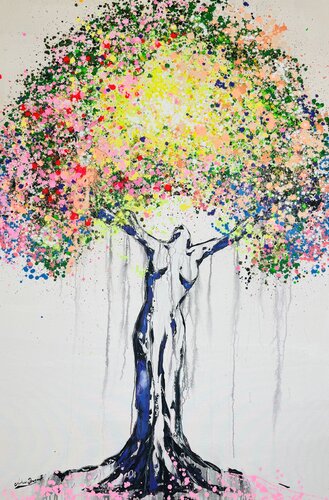 The Duality of Creation by Antoni Dragan, Painting for Sale on Select