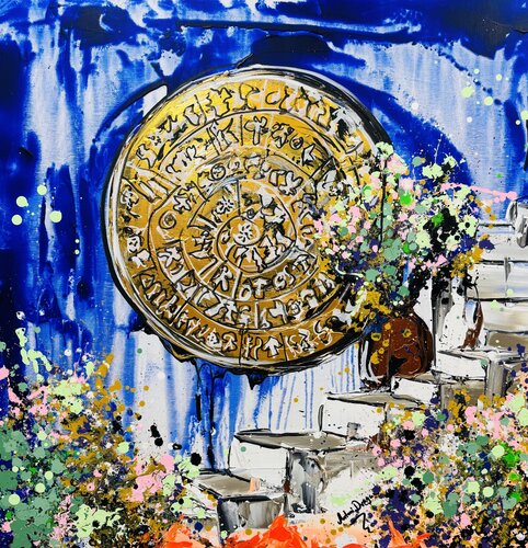 Stairway to Phaistos by Antoni Dragan, Painting for Sale on Select