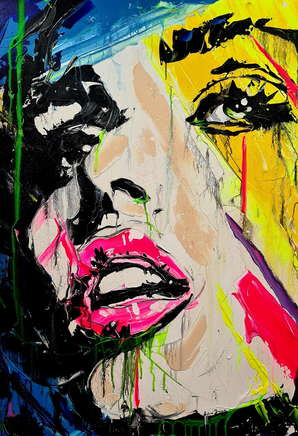 Savage 💎 Antoni Dragan Original painting for sale