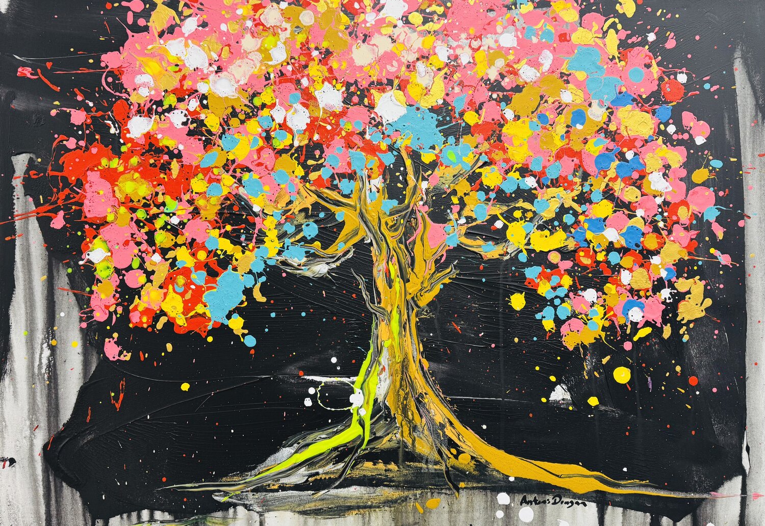 Eternal Glow of Love Antoni Dragan Original painting for sale