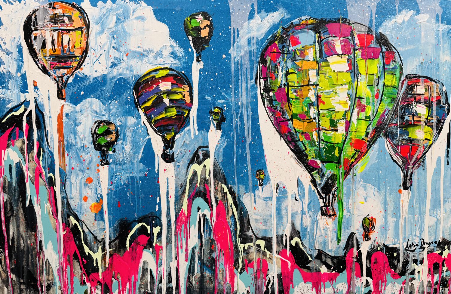 Eclipse of Form Antoni Dragan Original painting for sale