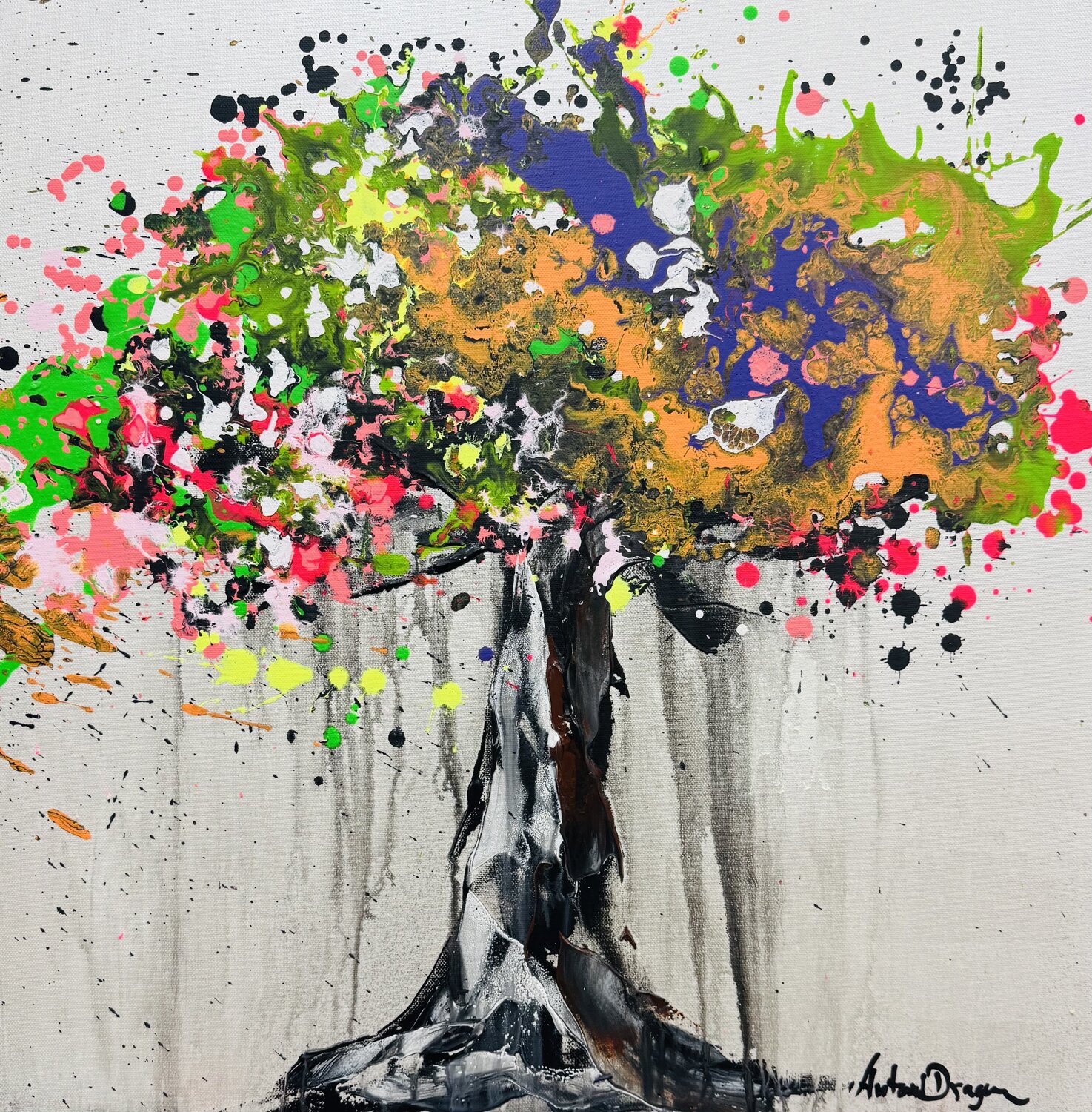 The Dreaming Tree Antoni Dragan Original painting for sale