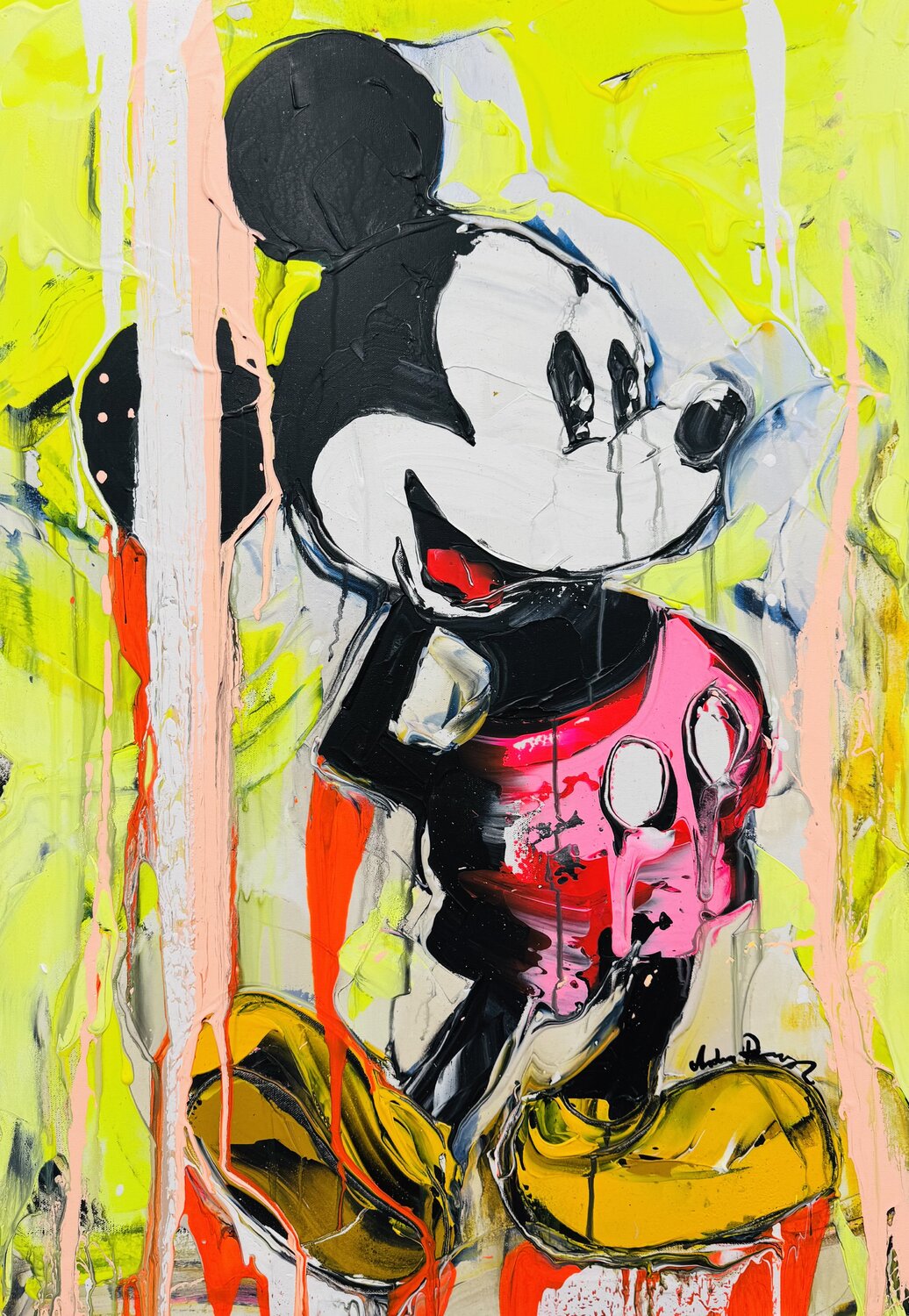 Hidden Mickey Antoni Dragan Original painting for sale