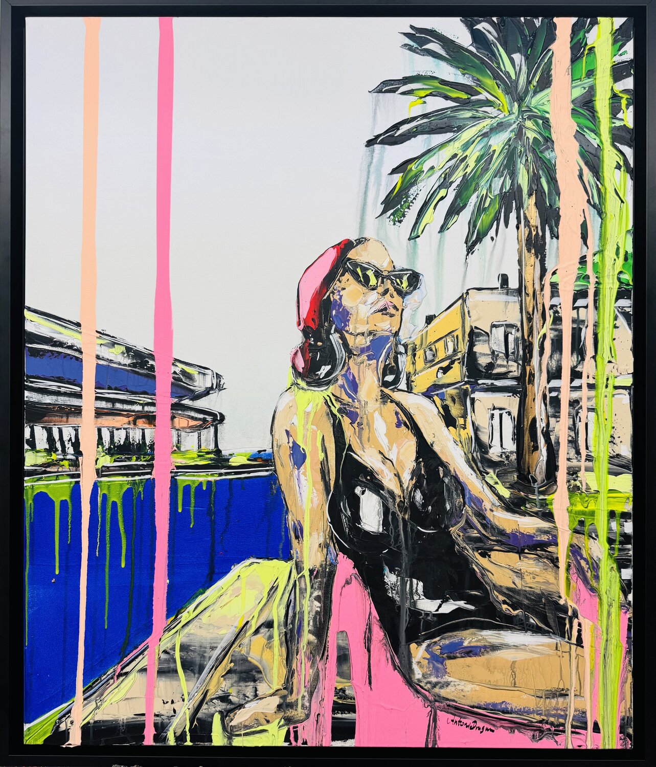Urban Escape Antoni Dragan Original painting for sale