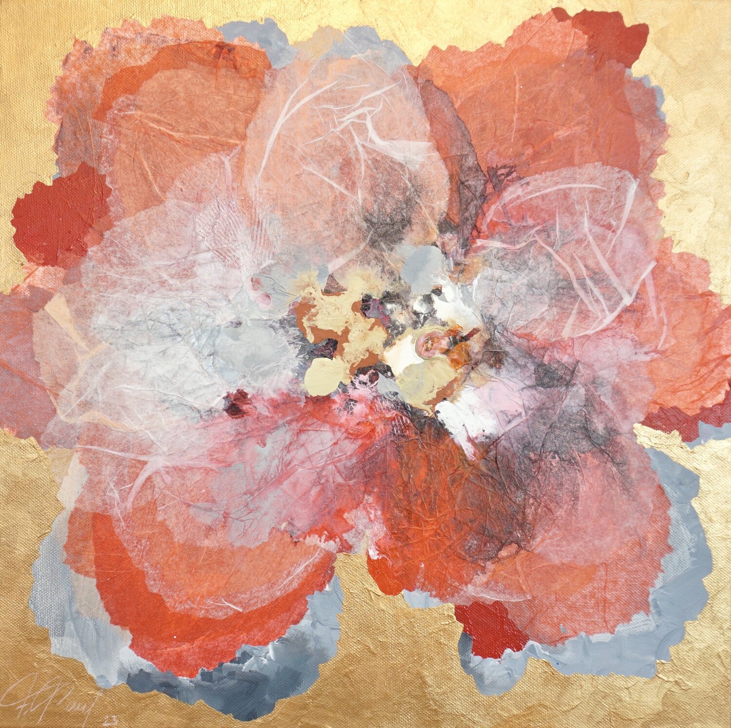 Floral Diversity II Frederic Paul Original painting for sale