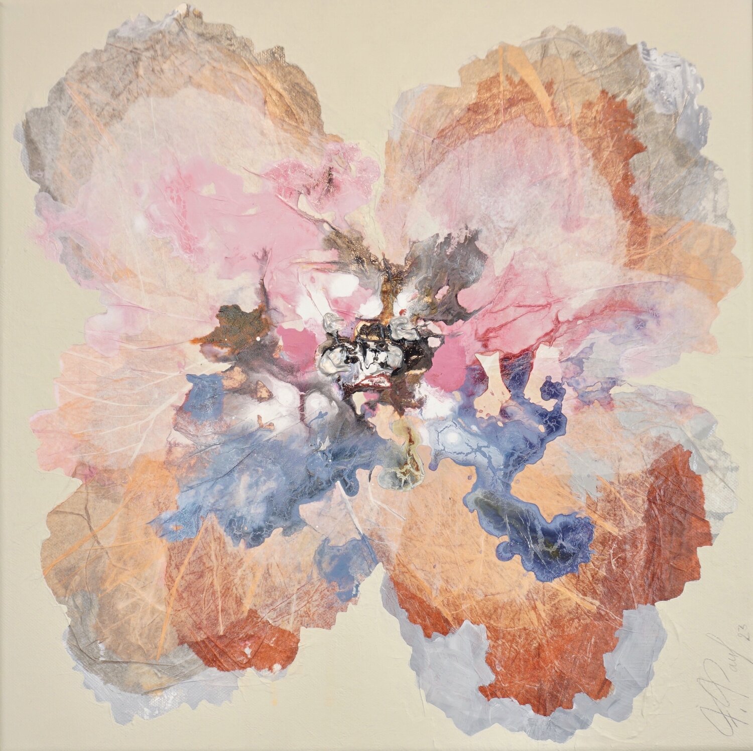 Floral Diversity V Frederic Paul Original painting for sale