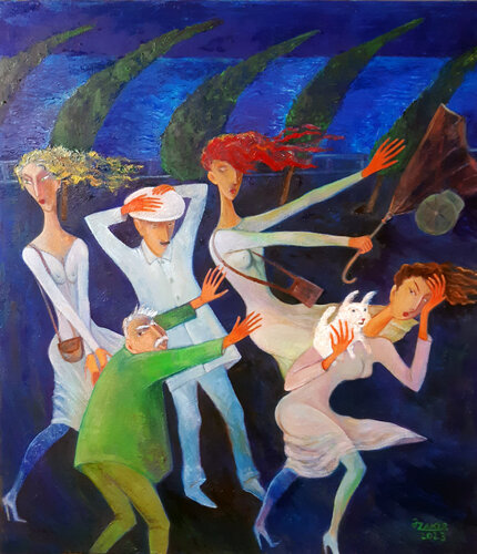 South wind 2 variant by Zakir Ahmedov, Painting for Sale on Select