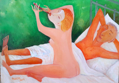 Melody. by Zakir Ahmedov, Painting for Sale on Select