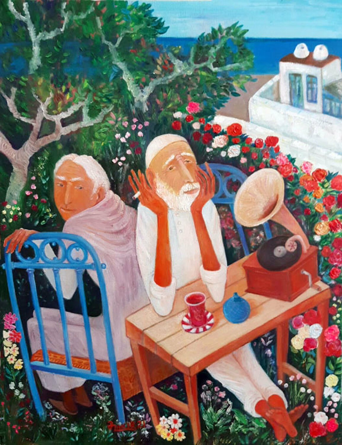 Nostalgia Zakir Ahmedov Original painting for sale