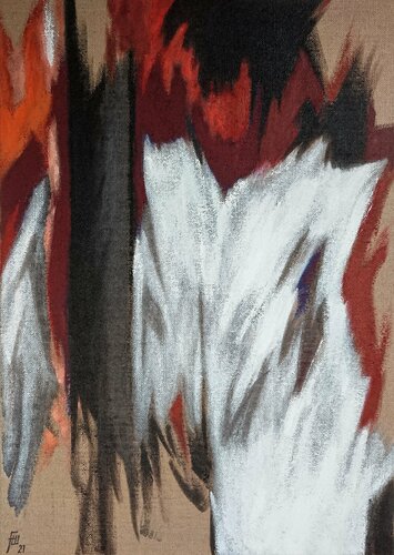 "geerdet" by Klaus Feuchtinger, Painting for Sale on Select