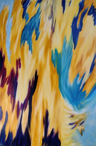 Flut-Licht by Klaus Feuchtinger, Painting for Sale on Select